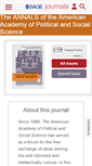 Mobile Screenshot of ann.sagepub.com