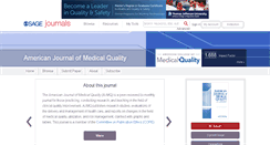 Desktop Screenshot of ajm.sagepub.com